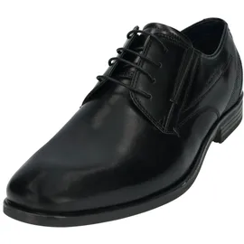 Bugatti Savio Evo Business Schnürer,Strassenschuhe,Schnuerung,lace-up Shoes,Low-tie,schnürschuhe,schwarz (1000),44 EU