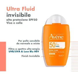 Avène AVENE Ultra Fluid Invisible SPF 50