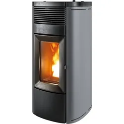 MCZ Pelletofen Musa Hydromatic M2+ 17,7 kW Heizung Silber Ofen wassergeführt