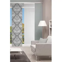 VISION S Schiebegardine VISION S "ORNAMI" Gr. 1, grau, B:60cm H:260cm, Polyester, Gardinen, HxB: 260x60, Schiebevorhang Bambus-Optik Digitaldruck