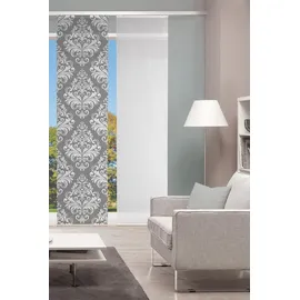 VISION S Schiebegardine VISION S "ORNAMI" Gr. 1, grau, B:60cm H:260cm, Polyester, Gardinen, HxB: 260x60, Schiebevorhang Bambus-Optik Digitaldruck