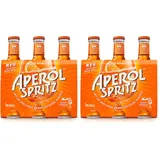APEROL SPRITZ l Liköre italienischer Aperitif servierfertig, italienischer Aperitif oder als Cocktail, 10,5% Vol. 3 x 0,200 l (Packung mit 2)