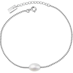 Ailoria MISAKI Armband Silber/weiße Perle Armbänder & Armreife   Damen 