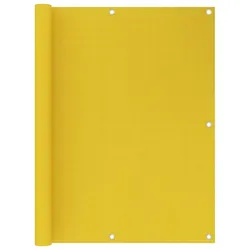 vidaXL Balkon-Sichtschutz Gelb 120x500 cm HDPE