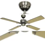 CasaFan Telesto BN 132 cm Deckenventilator chrom