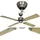 CasaFan Telesto BN 132 cm Deckenventilator chrom
