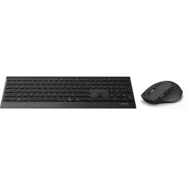 Rapoo 9500M Tastatur & Mouse Schwarz