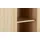 Smart Oslo Hochschrank 42 x 186 x 36 cm Mehrfarbig Massivholz