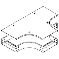 Niedax Deckel für T-Stück, B:204mm bandverz.DINEN10346 mit Dr.V.