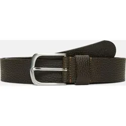Timberland Mens Canyon Lake Embossed Leather Belt dark brown XL