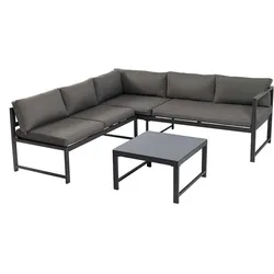 Balkonmöbel Lounge Set aus Aluminium pulverbeschichtet (zweiteilig)