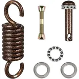 Pair Hängematten-aufhängeset, Metall-hängemattenstuhl, Federhängemattenstuhl, Hängehängematte, Hängehängestühle