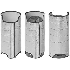 PRO PLUS Thermohülle für 5 kg Gasflasche 50 x 78,5 cm silber