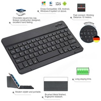 Bluetooth Gaming Tastatur LED RGB Beleuchtet USB Deutsche QWERTZ Gamer Keyboard