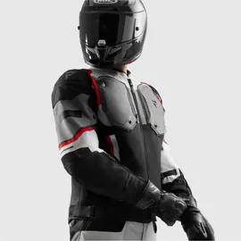 Rebelhorn Borg 2 Motorradjacke Schwarz/Grau/Rot L