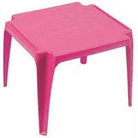 PROGARDEN Tavolo Kinder-Stapeltisch 50 x 50 x 44 cm pink