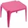 PROGARDEN Tavolo Kinder-Stapeltisch 50 x 50 x 44 cm pink