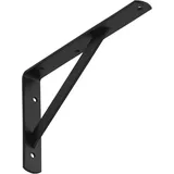 So-tech - sotech Schwerlast-Konsole blackline i schwarz Tragkraft bis zu 200 kg / Paar 25 x 15,5 x 3 x 0,4 cm, 1 Stück