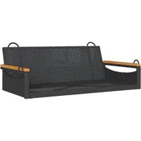 vidaXL Hängebank 109 x 62 x 40 cm Schwarz