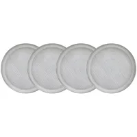 BUTLERS HENLEY Frühstücksteller Ø21 cm grau 4er Set