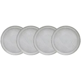 BUTLERS HENLEY Frühstücksteller Ø21 cm grau 4er Set