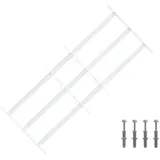 vidaXL Sicherheitsgitter für Fenster mit 3 Querstangen 63-114 cm