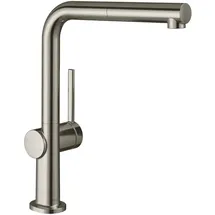 Hansgrohe Talis M54 Küchenarmatur Edelstahl gebürstet/Weiß