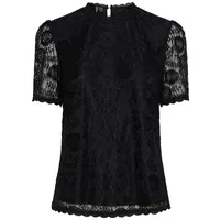 Pieces Bluse 'OLLINE', - Schwarz - S