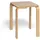 Erzi Hocker Holz 36 x 45 x 36 cm Mehrfarbig