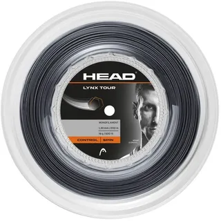 Head Tennissaite Lynx Tour (Kontrolle+Spin) schwarz 200m Rolle
