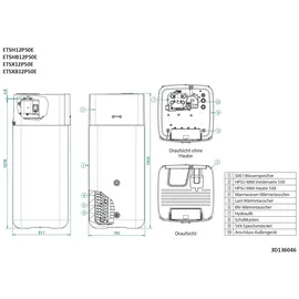 Daikin Altherma 3 H MT ECH2O 500 HC Biv