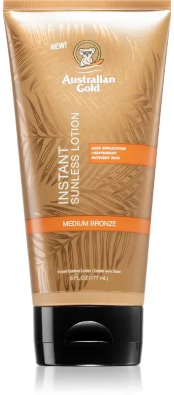 Australian Gold Instant Sunless Selbstbräuner-Milch Medium Bronze 177 ml