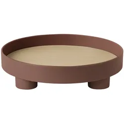 Muuto - Platform Tablett, dunkelrot