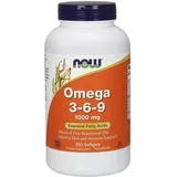 NOW Foods Omega 3-6-9 1000 mg Weichkapseln (250 Weichkapseln)