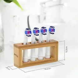 Eckiger Zahnputzbecherhalter ohne Bohren Zahnbürstenhalter Holz Zahnbürsten Halter Zahnbürstenhalter elektrische Zahnbürste Toothbrush Holder