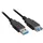 Sharkoon USB-A 3 m Schwarz