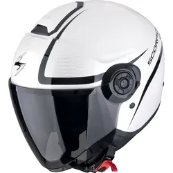 Scorpion EXO-City II Intercity Jethelm, schwarz-weiss, Größe M für Männer