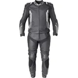 Gms GMS, GR-1 Lederkombi, 2tlg. - Schwarz/Grau/Weiß - 56