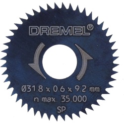 Dremel, Sägeblatt, Kreissägeblatt Ø 25,4 mm für Kreissägevorsatz 670 (2 Stück)