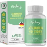 Vitabay Astaxanthin 12 mg Softgel-Kapseln Mikroalge vegan