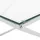 Beliani Beverly Silber/Eiche 60 x 45 x 60 cm