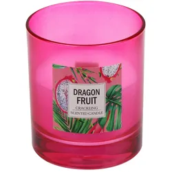 Knisterkerze Duftkerze "Dragon Fruit" Pink 79/65 mm