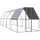 vidaXL Outdoor-Hühnerkäfig 2x8x2 m Verzinkter Stahl