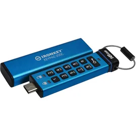 Kingston IronKey Keypad 200 Verschlüsselter USB-Stick 16GB USB 3.2 Gen1 Typ C