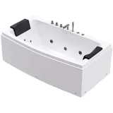 Home Deluxe NOOR Whirlpoolbadewanne 173 x 80 cm (ca. 84 cm)