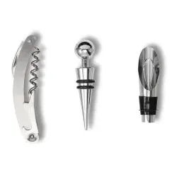 Zeller Wein-Set, 3-teilig 25591 , 1 Set