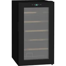 Homcom Weinkühlschrank 65 L Getränkekühlschrank für 24 Flaschen, 5-20°C, Schwarz