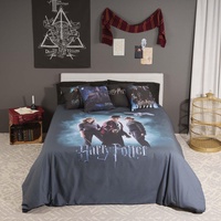 BL BELUM Belum Harry Potter Bettbezug für 90 cm Betten, Maße: 155 x 220 cm, Modell: Lumos