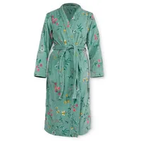 Pip Studio Bademantel Les Fleurs grün L