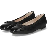 Gabor Damen, Klassische Ballerinas, Frauen Flats,Ballerina-Schuhe,Ballett-Schuhe,flach,Ausgehschuhe,Abendschuhe,Slip-ons,schwarz,38 EU / 5